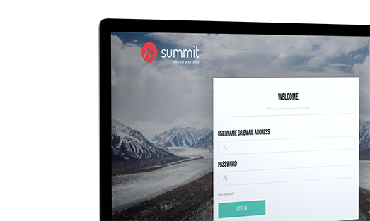summit log in page displayed on laptop screen