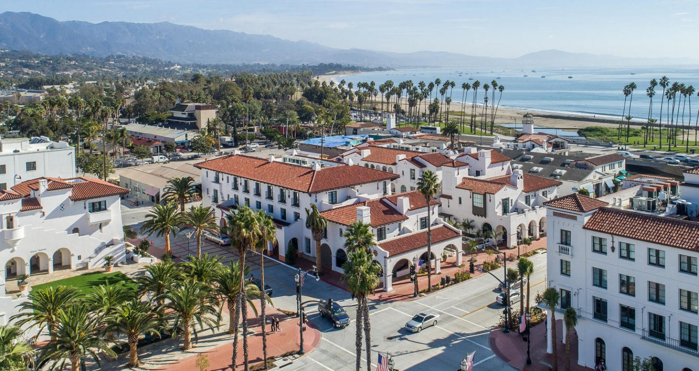 Hotel Californian from above