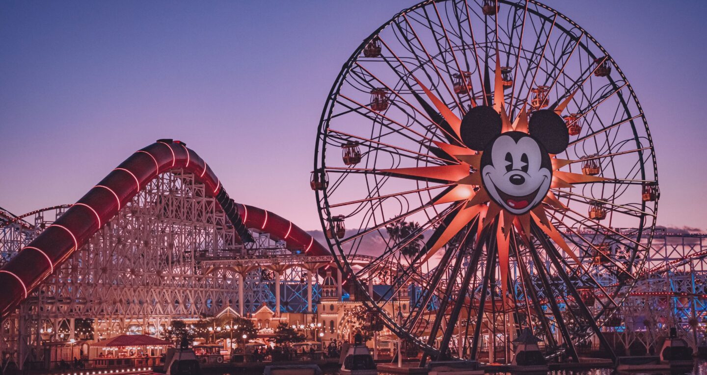 ferris wheel with micky mouse